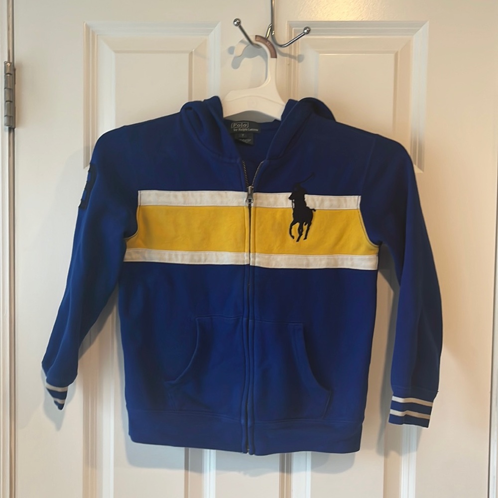 Polo zip up hoodie